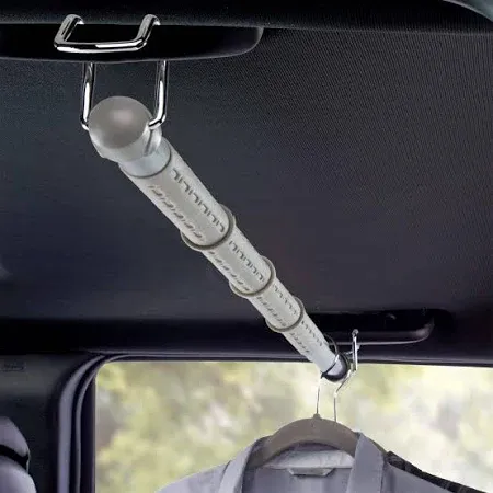 Photo 1 of High Road Car Clothes Hanger Bar - Unbreakable Steel Car Clothes Rod With Solid Carbon Steel Hooks - Clothes Hanger for Car Expands to Fit Cars, SUVs, Trucks and Vans