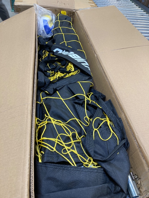 Photo 1 of Volleyball Training Net System - Sturdy, Adjustable, and Portable Volleyball Practice Net | Roller Bag and Volleyball Kits Included | Perfect for Team or Solo Training