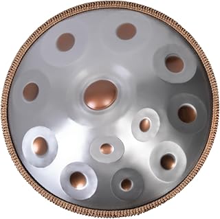 Photo 1 of Handpan Drum - 22-Inch 12-Note D Kurd 440Hz - Hand Tuning Handpan - Includes Soft Bag, 