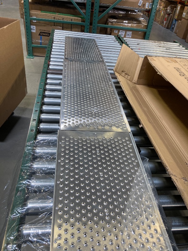 Photo 1 of FACHNUO Aluminum Truck Ramps (2PC), 880lbs Capacity – Heavy Duty Loading Ramp for Pickup Trucks, Motorcycles, Dirt Bikes, ATVs, UTVs, Lawn Mowers, Golf Carts, Trailers – 63''L x 8.5''W Tailgate Ramp
