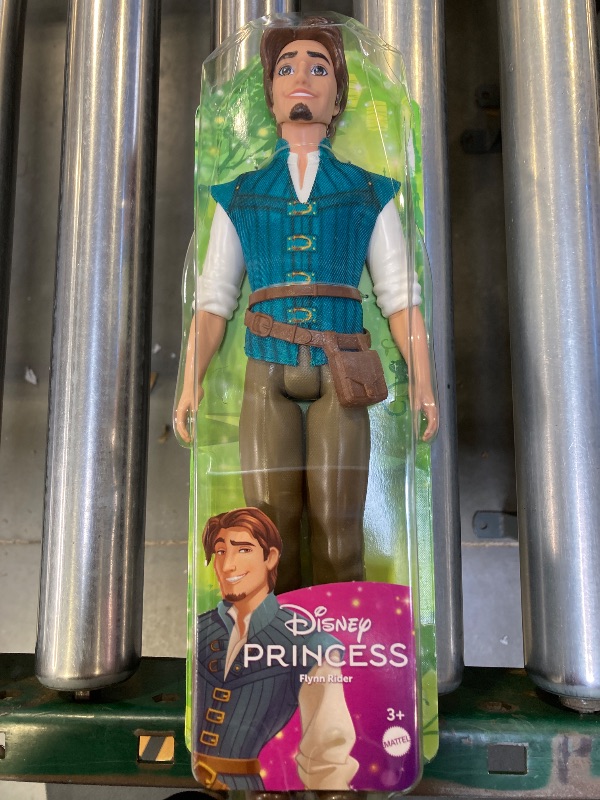 Photo 3 of Mattel Disney Princess Toys, Flynn Rider Fashion Doll in Signature Outfit Inspired by the Disney Movie Tangled, Posable Character