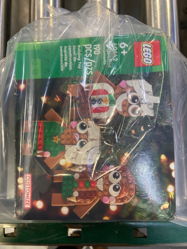 Photo 1 of LEGO Gingerbread Ornaments - Christmas Tree Ornaments Building Set for Kids, Boys & Girls, Ages 6+ - 3 Gingerbread Decorations for Tree & Home - Gift Ideas for Kids - 40642