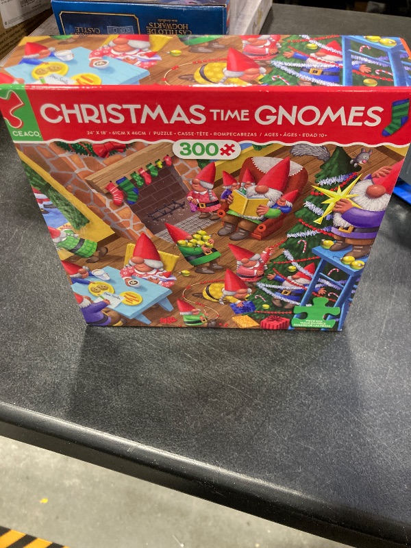 Photo 1 of Ceaco - Holiday - Christmas Time Gnomes - 300 Piece Jigsaw Puzzle