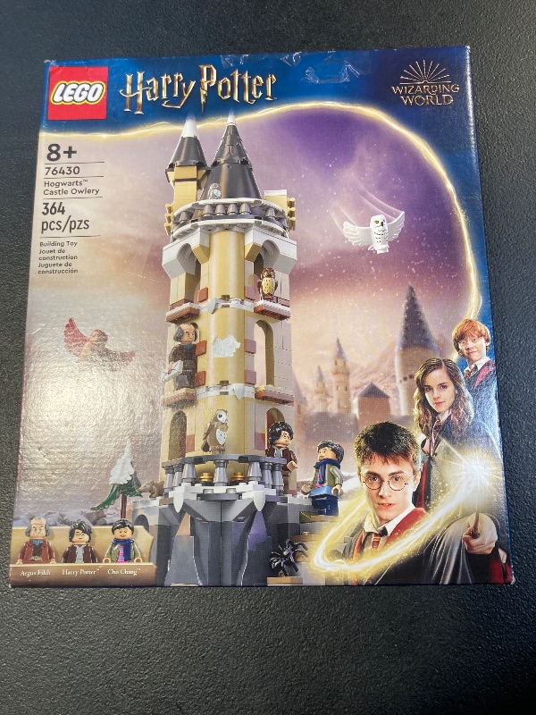 Photo 2 of LEGO Harry Potter Hogwarts Castle Owlery Toy, Wizarding World Fantasy Toy Playset with 3 Characters