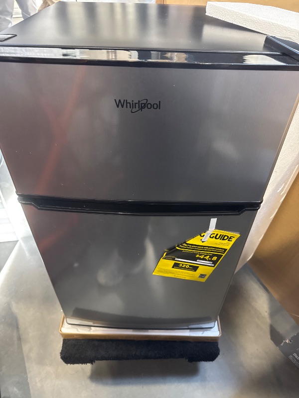 Photo 4 of Whirlpool 3.1 Cu Ft Mini Refrigerator Stainless Steel WH31S1E
