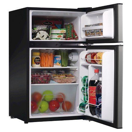 Photo 1 of Whirlpool 3.1 Cu Ft Mini Refrigerator Stainless Steel WH31S1E
