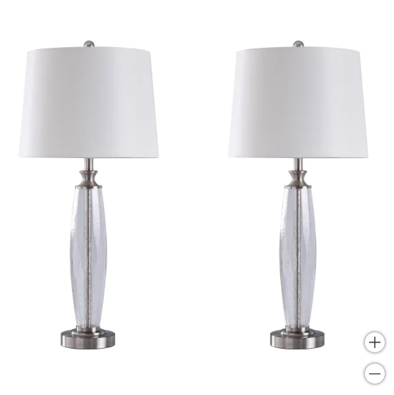 Photo 2 of Beachwood Table Lamp, 2-pack