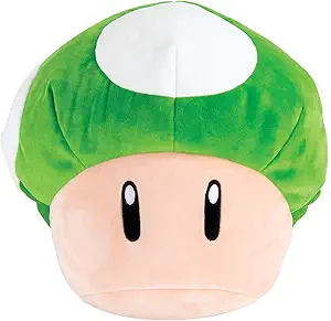 Photo 1 of Club Mocchi- Mocchi- Nintendo Super Mario Plush - 1Up Mushroom Plushie - Collectible Squishy Plushies - 15 Inch