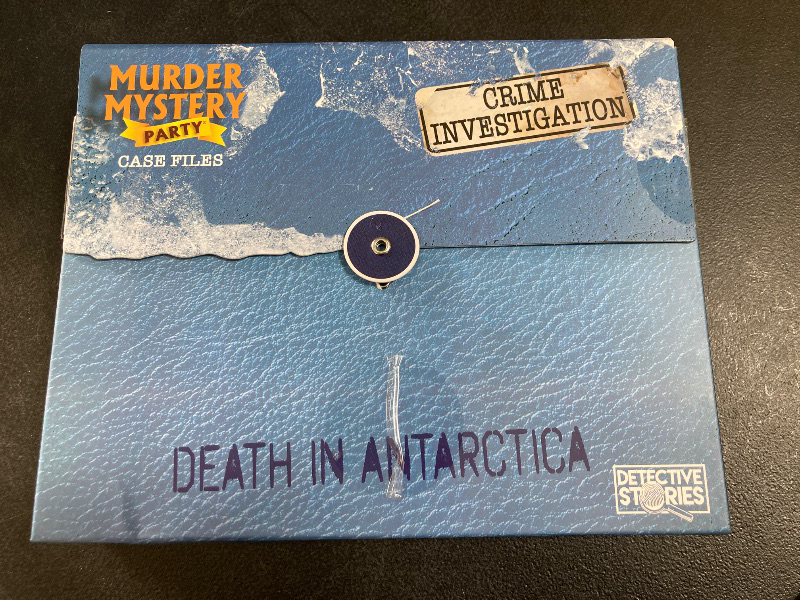 Photo 2 of Murder Mystery Party, Death in Antarctica, Case File Game for 1+ Players, Ages 14 and Up