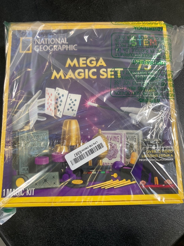 Photo 1 of NATIONAL GEOGRAPHIC Mega Magic Set - More Than 75 Magic Tricks for Kids to Perform with Step-by-Step Video Instructions for Each Trick Provided by a Professional Magician (Amazon Exclusive)