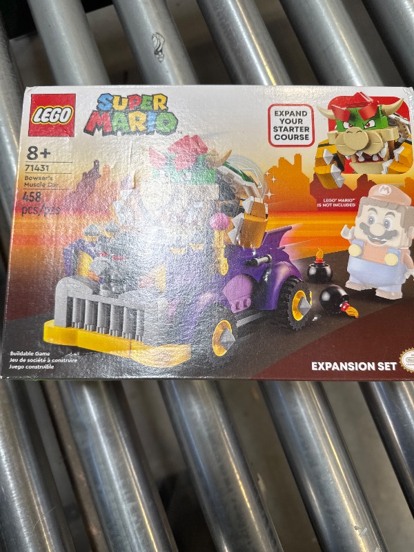 Photo 1 of LEGO Super Mario Bowser’s Muscle Car Expansion Set, Collectible Bowser Toy for Kids, Gift for Boys, Girls and Gamers Ages 8 and Up, 71431