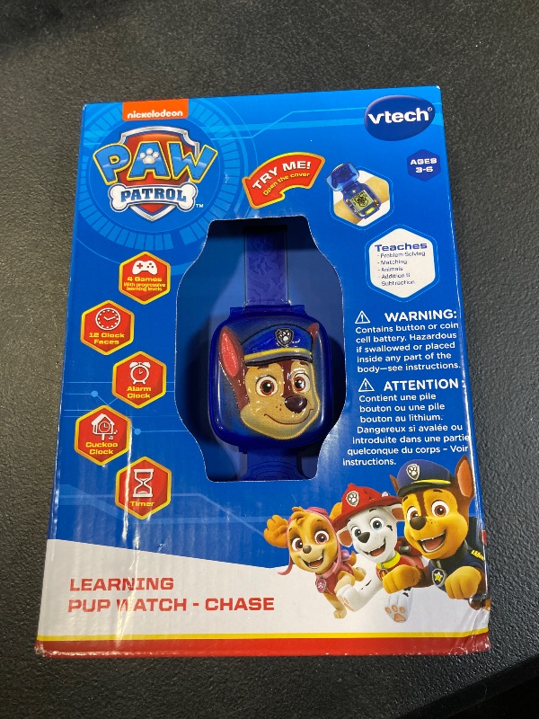 Photo 1 of VTech PAW Patrol Learning Pup Watch, Chase