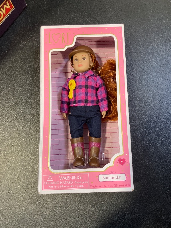 Photo 2 of Lori – Horseback Riding Mini Doll – 6-inch Equestrian Doll – Horse Riding Outfit & Accessories – Clothes, Helmet, Boots & Ribbon – 3 Years +