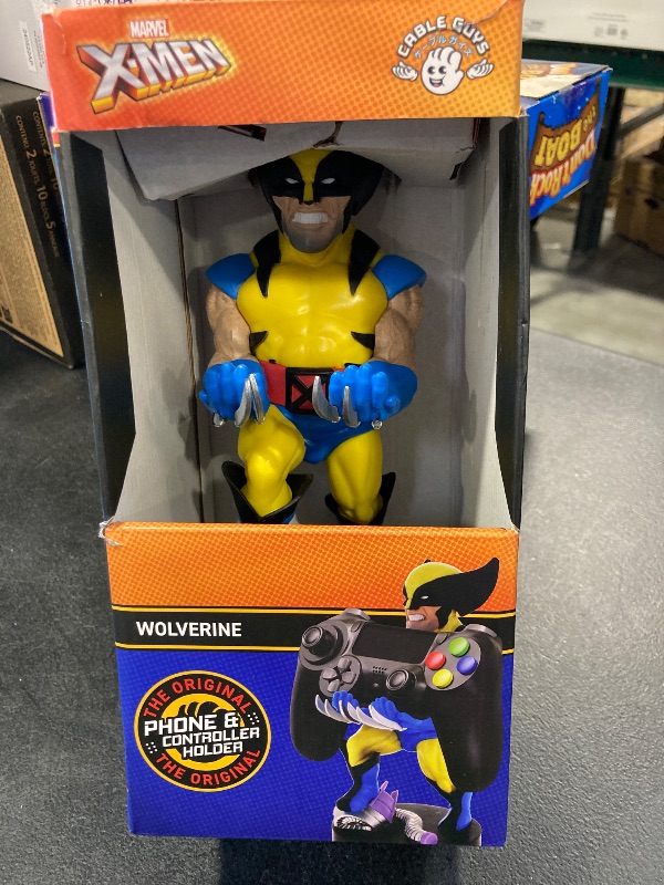 Photo 2 of Exquisite Gaming: Marvel Wolverine - Original Mobile Phone & Gaming Controller Holder, Device Stand, Cable Guys, Licensed Figure