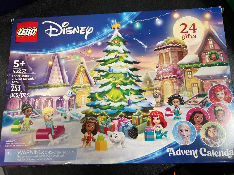 Photo 2 of LEGO Disney Advent Calendar 2024 Buildable Christmas Toy