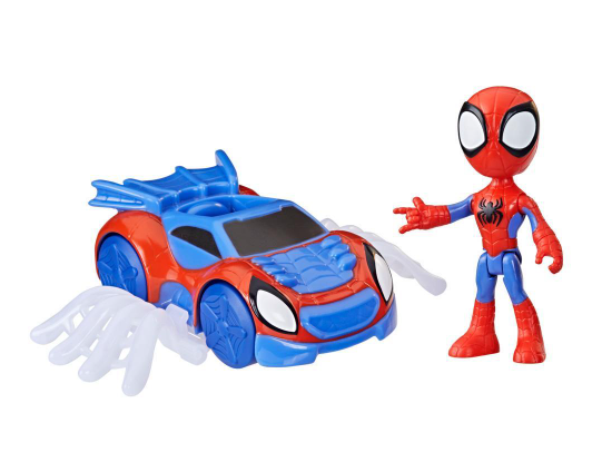 Photo 1 of Marvel Spidey and His Amazing Friends Web Crawler Set, Spidey Action Figure, Vehicle, and Accessory