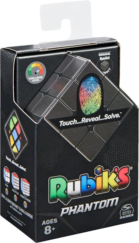 Photo 1 of Rubik's Phantom: Touch, Reveal, Solve Colour Reveal Cube Brainteaser Puzzles Ages 8+