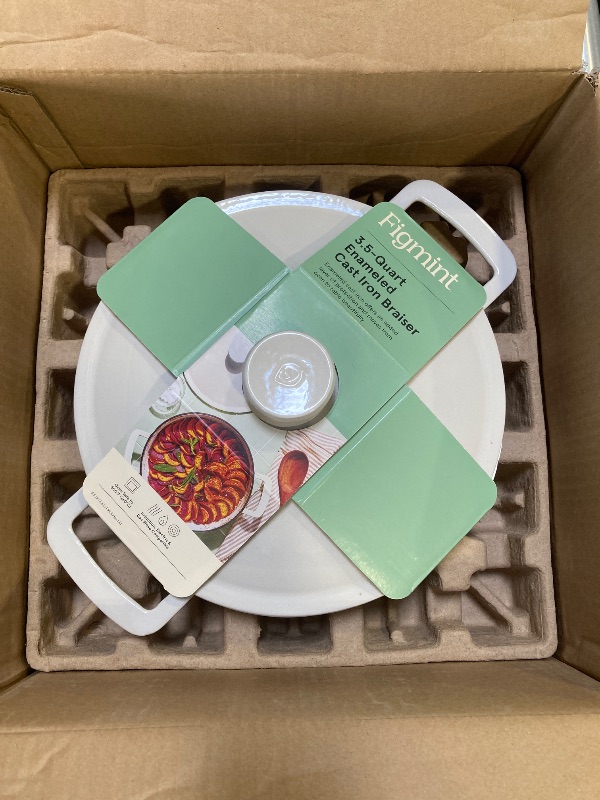 Photo 1 of 3.5qt Enamel Braiser - Figmint™

