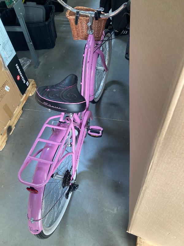 Photo 3 of Schwinn Women's Lulu 26" Cruiser Bike - Pink/White
