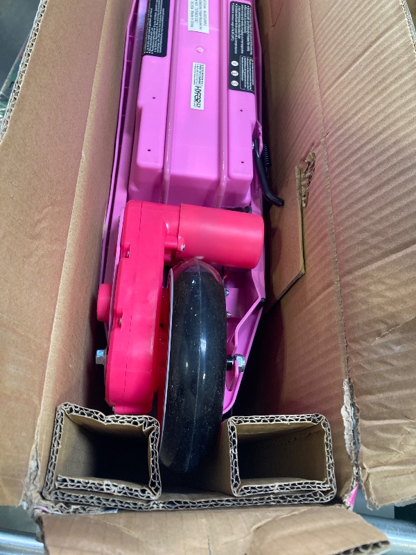 Photo 4 of Hyper Barbie Jammer Kids' Electric Scooter 12 Volt Battery Powered Scooter