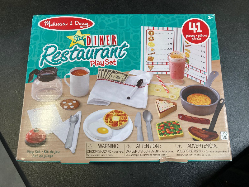 Photo 2 of Melissa  Doug Star Diner Restaurant Play Set - 41pc