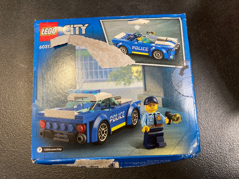 Photo 1 of LEGO City Police Car Toy 60312 for Kids 5 Plus Years Old with Officer Minifigure, Small Gift Idea, Adventures Series, Car Chase Building Set