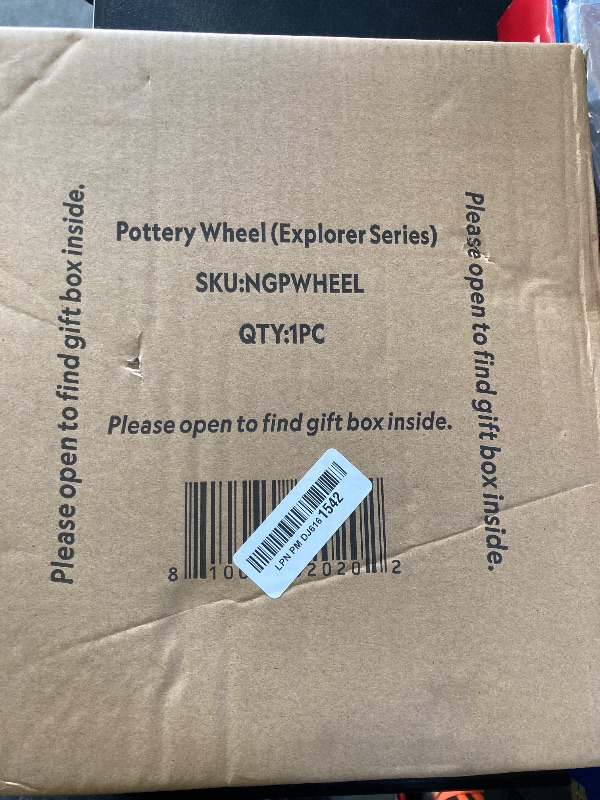 Photo 2 of NATIONAL GEOGRAPHIC Pottery Wheel for Kids – Complete Pottery Kit for Beginners, Plug-in Motor, 2 lbs. Air Dry Clay, Sculpting Clay Tools, Apron & More, Patented Design, Craft Kit (Amazon Exclusive)