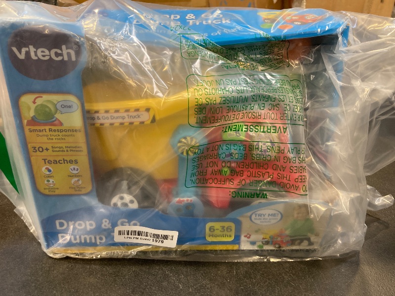 Photo 1 of VTech Drop and Go Dump Truck, Yellow