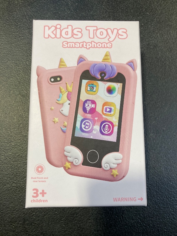 Photo 2 of UCIDCI Kids Smart Phone Toys for Girls Ages 3-7 with Dual Camera - Toddler Phone Toys with Learning Games, Travel Toys with MP3 Music