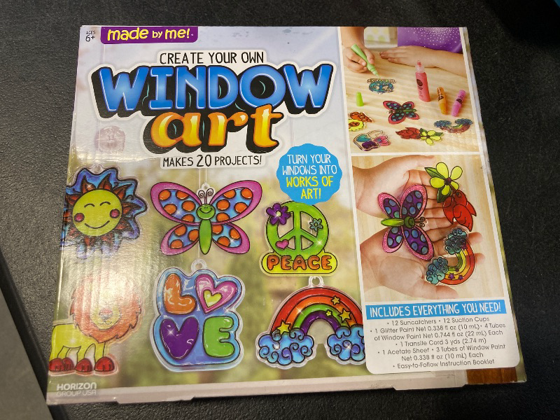 Photo 2 of Made by Me 2 – In – 1 Create Your Own Window Art Kit 