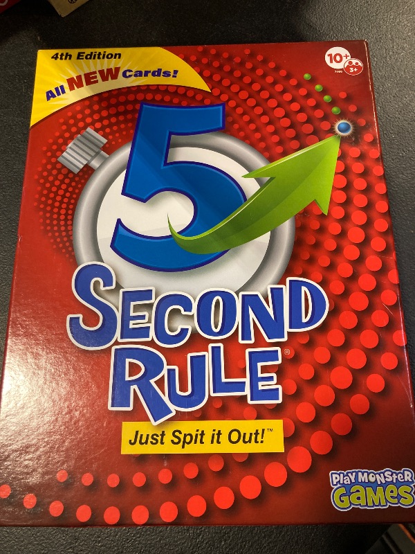 Photo 2 of 5 Second Rule Game - Simple Questions Card Game for Family Fun, Party, Kids, Travel, Game Night & Sleepovers - Think Fast and Shout Out Answers - For Ages 10+