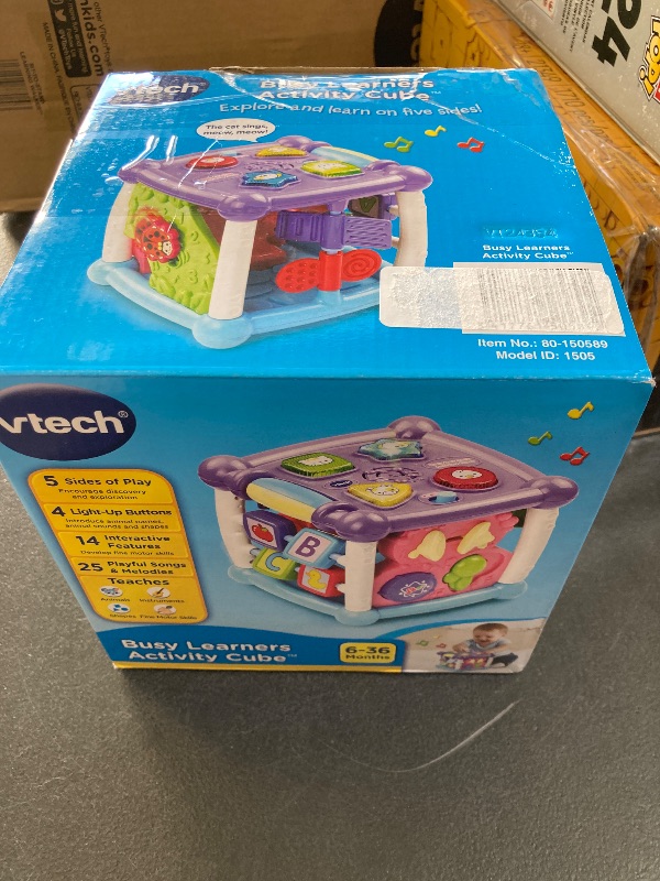 Photo 2 of VTech Busy Learners Activity Cube, Purple