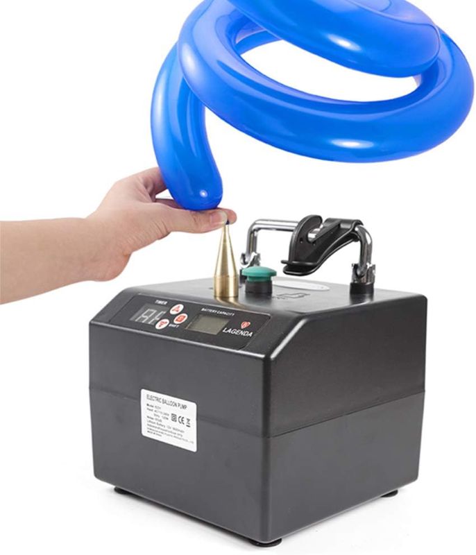 Photo 1 of Lagenda Electric Air Balloon Pump, B231 Portable Professional Automatic Modeling Balloon Inflator Electric Balloon Blower Pump Air Blower with Timer for Party Events Decoration
