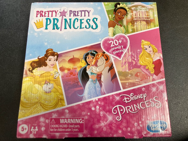 Photo 2 of Hasbro Gaming Pretty Pretty Princess: Edition Board Game Featuring Disney Princesses, Jewelry Dress-Up Game for Kids Ages 5 and Up, 2-4 Players