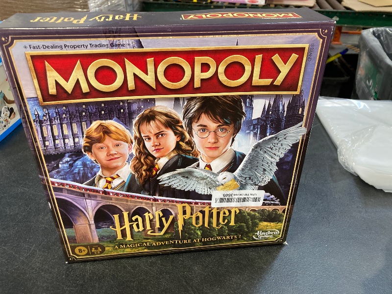 Photo 2 of Monopoly Harry Potter Edition Board Game | A Magical Adventure at Hogwarts | Ages 8 and Up | 2 to 6 Players | Family Games | Gifts for Kids and Adults