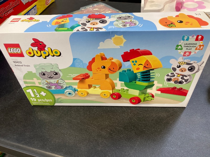 Photo 1 of LEGO DUPLO My First Animal Train Building Set and Horse Toy, Educational Toy for Toddlers Ages 1-3 with 4 Animal Figures, Creative Nature Toy Birthday Gift for Animal Loving Preschoolers, 10412