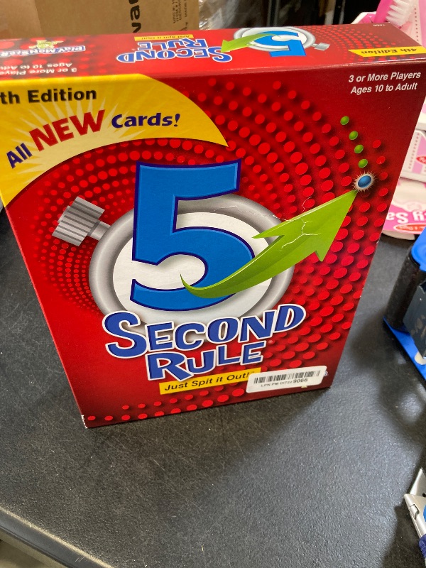 Photo 1 of 5 Second Rule Game - Simple Questions Card Game for Family Fun, Party, Kids, Travel, Game Night & Sleepovers - Think Fast and Shout Out Answers - For Ages 10+