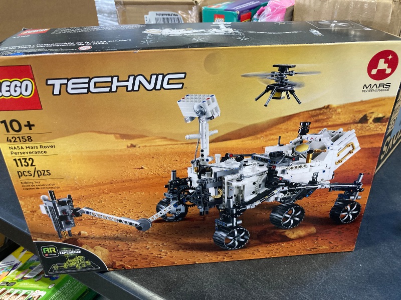 Photo 2 of LEGO Technic NASA Mars Rover Perseverance Advanced Building Kit for Kids Ages 10 and Up, NASA Toy with Replica Ingenuity Helicopter, Gift for Kids Who Love Engineering and Science Projects, 42158