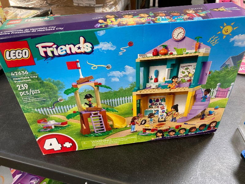 Photo 1 of LEGO Friends Heartlake City Preschool Classroom Toy for Kids, Creative Pretend Play for Girls and Boys Ages 4 Years Old and Up, Comes with 2 Mini Dolls and 4 Micro Dolls, 42636