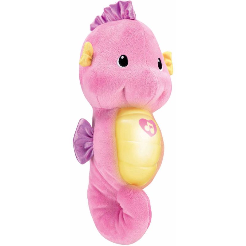 Photo 1 of DGH73 Soothe & Glow Seahorse Baby Toy, Pink