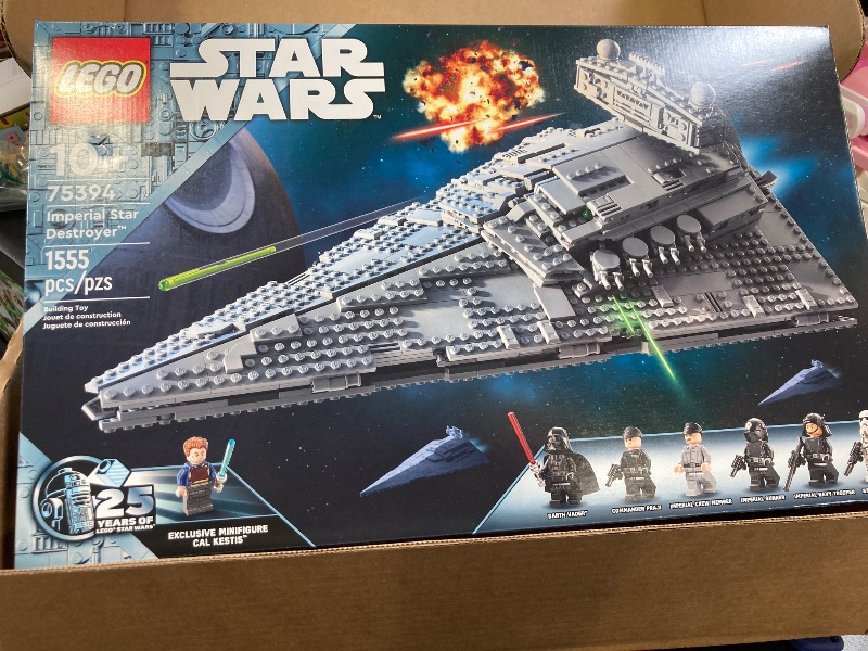 Photo 2 of LEGO Star Wars Imperial Star Destroyer Building Toys Set - Birthday Gift Idea for Kids, Boys & Girls, Ages 10+ - Star Wars Darth Vader & 6 Minifigure Toys - 75394