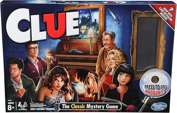 Photo 2 of Hasbro Gaming Clue Game, Mystery Board Game, 2-6 Players, 8+ Years (Amazon Exclusive)