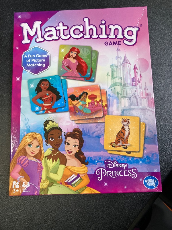 Photo 1 of Wonder Forge Disney Princess Matching Game-Fun & Quick Memory Game for Kids | Engaging Toy for Ages 3-5 Years