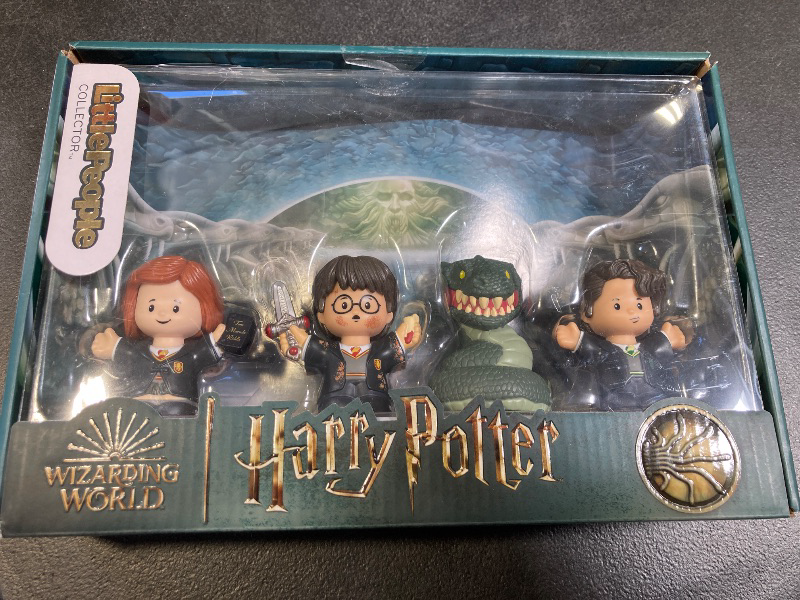 Photo 2 of Little People Collector Harry Potter and The Chamber of Secrets Movie Special Edition Set for Adults & Fans, 4 Figures in Display Package