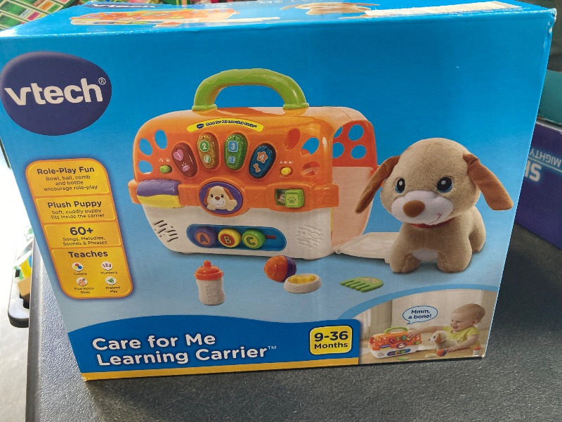 Photo 2 of VTech Care for Me Learning Carrier Toy, Orange