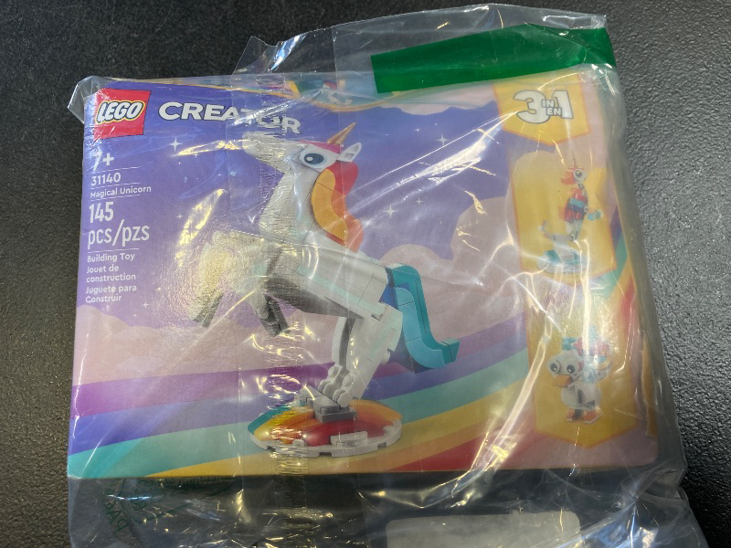 Photo 2 of LEGO Creator Magical Unicorn Plastic Multicolored 145 pc