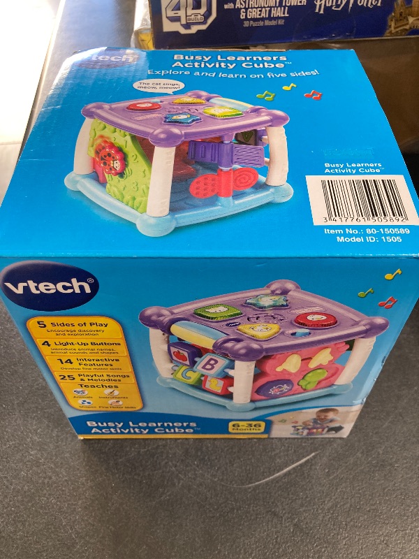 Photo 2 of VTech Busy Learners Activity Cube, Purple