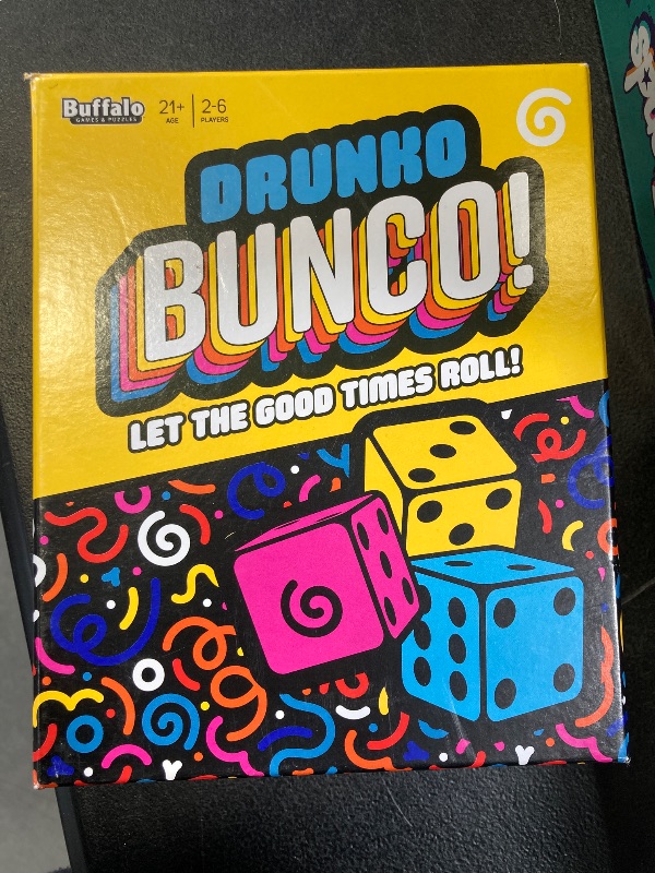 Photo 1 of Buffalo Games Drunko Bunco! Classic Dice Game with a Twist – Perfect for Parties, Girls’ Nights, and Adults 21+