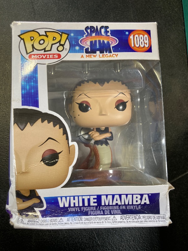 Photo 1 of Funko POP Pop! Movies: Space Jam, A New Legacy - White Mamba, Multicolor, 3.75 inches