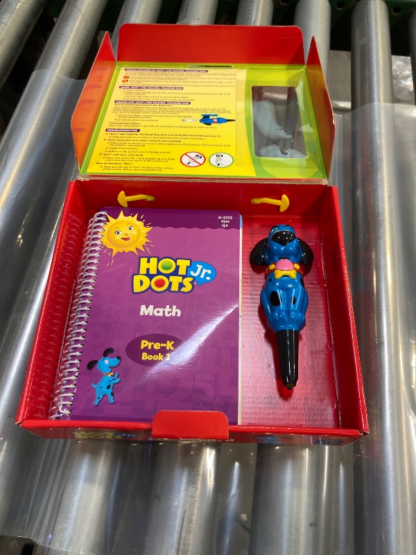 Photo 2 of Educational Insights Hot Dots Jr. Let's Master Pre-K Math Set, Homeschool & School Math Workbooks, 2 Books & Interactive Pen, 100 Math Lessons, 